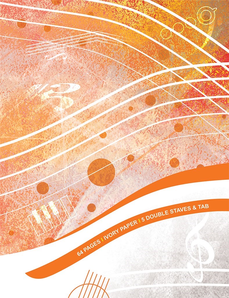 Quaderno di musica chitarra - 64 pp. carta avorio